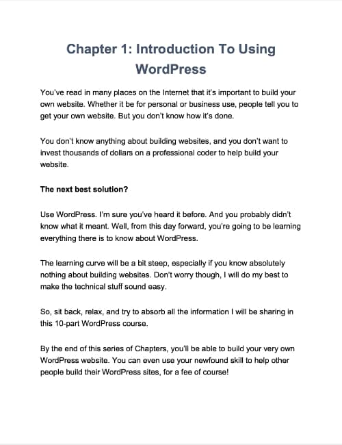 Wordpress Success