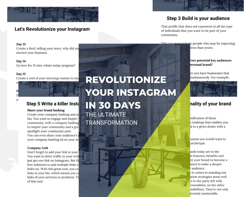 Revolutionize Instagram in 30 days